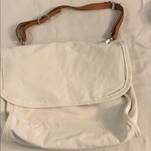 J crew canvas messenger bag